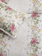 FLORELLE-MAUVEGLOW KING BED SHEET SET
