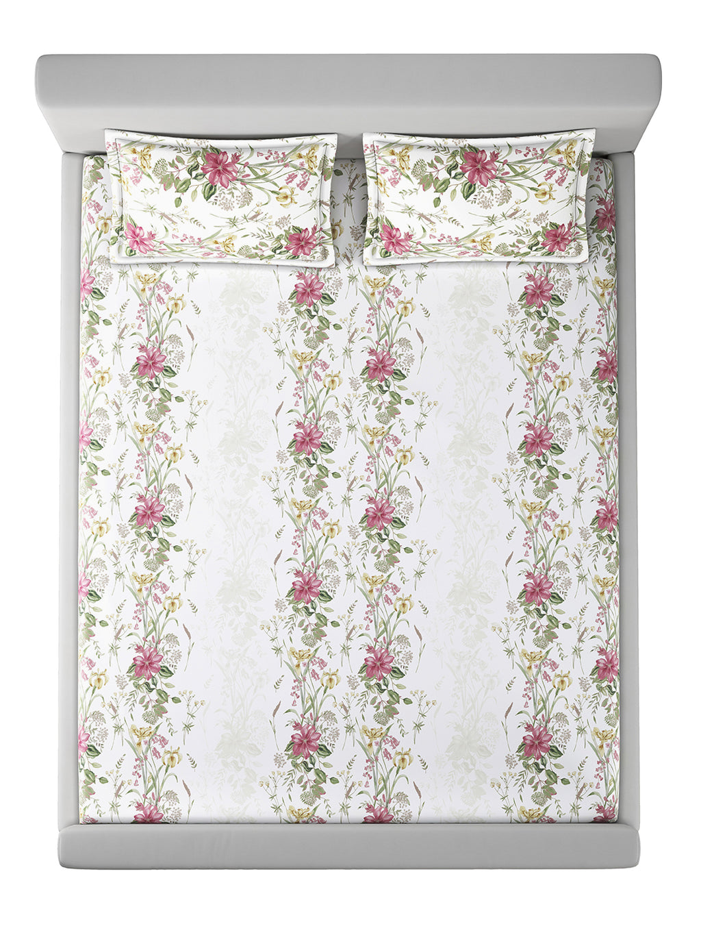 FLORELLE-MAUVEGLOW KING BED SHEET SET