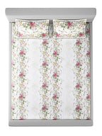 FLORELLE-MAUVEGLOW KING BED SHEET SET