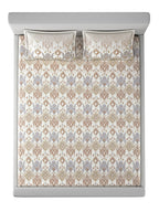 VALORE-BAKED CLAY KING BED SHEET SET