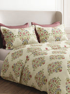 GULMARG-ROSEHIP KING BED SHEET SET