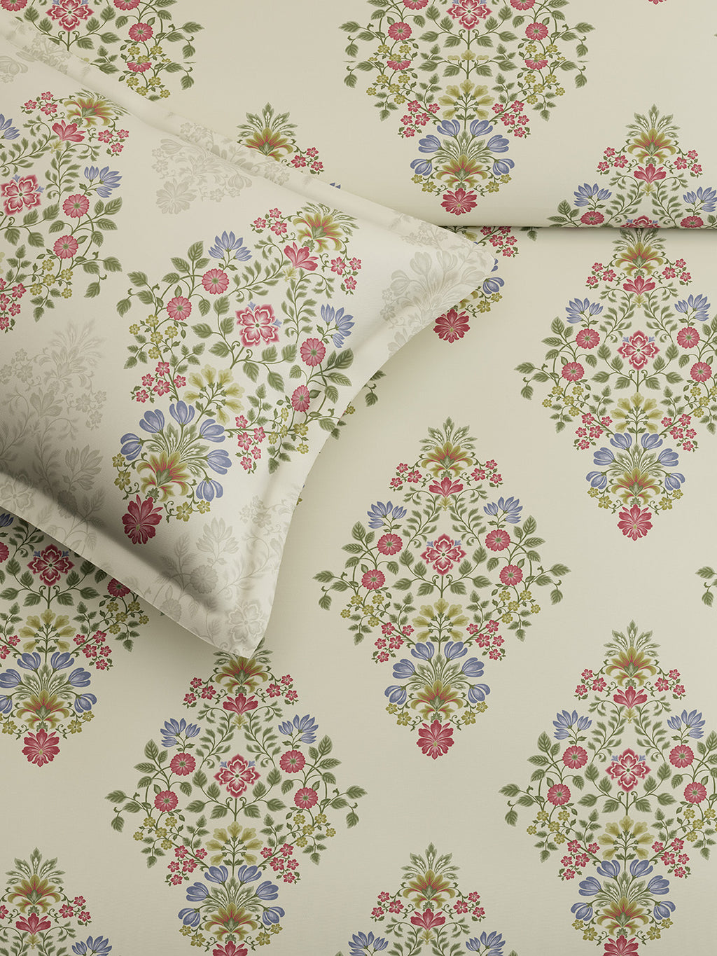 GULMARG-ROSEHIP KING BED SHEET SET