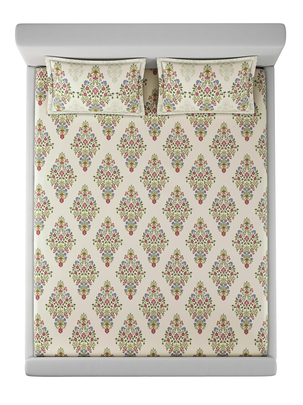 GULMARG-ROSEHIP KING BED SHEET SET