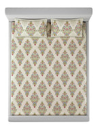 GULMARG-ROSEHIP KING BED SHEET SET