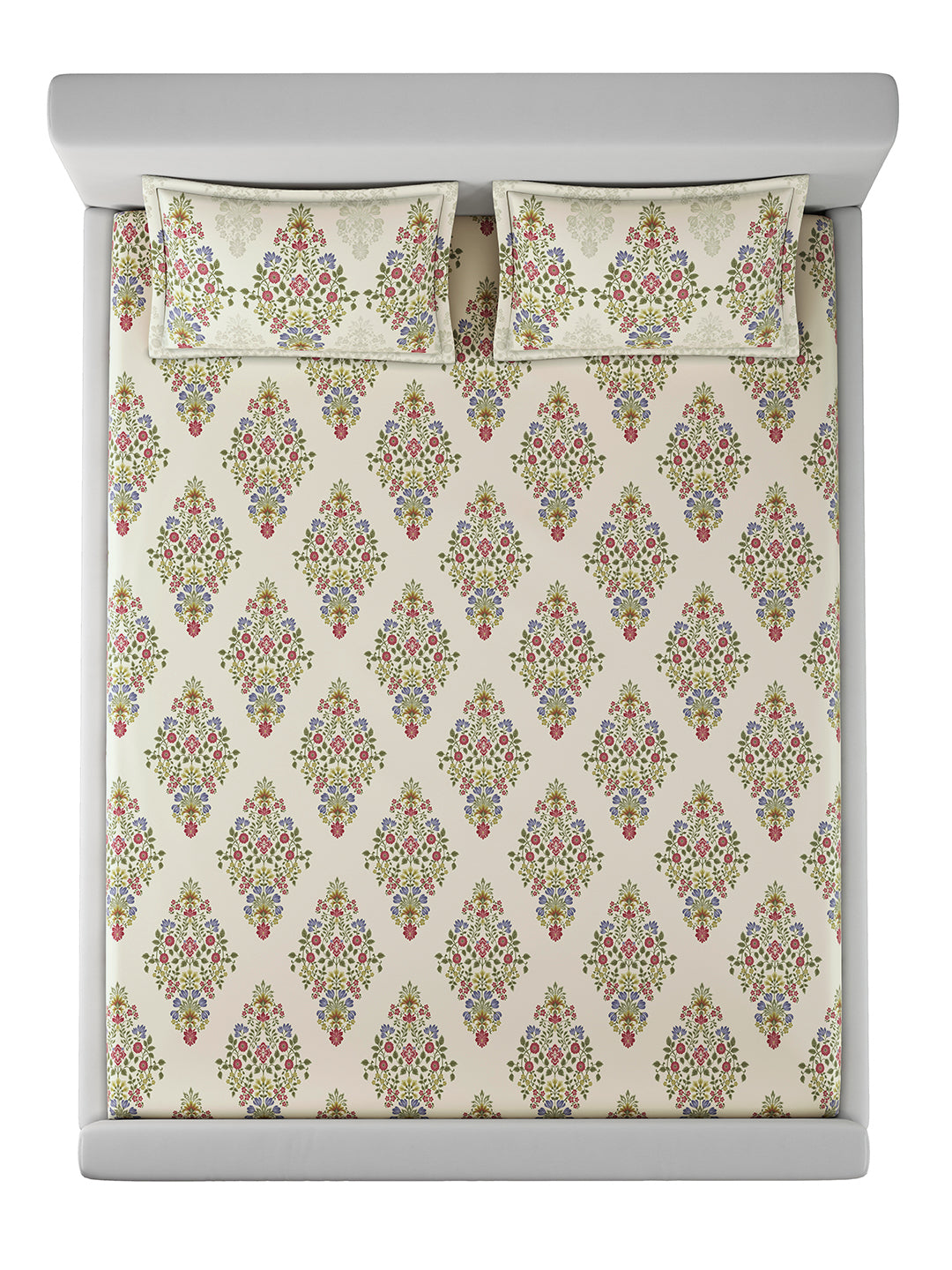 GULMARG-ROSEHIP KING BED SHEET SET