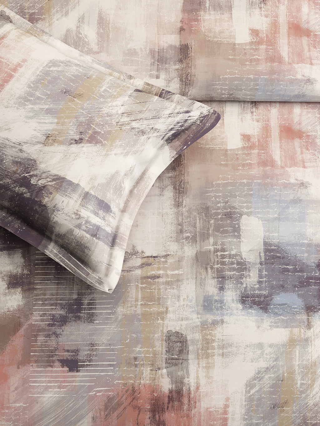 OVERLAY-BURNISH KING BED SHEET SET