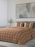 KILIM-TERRACOTTA KING BED SHEET SET