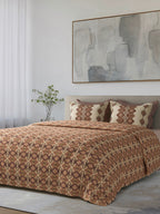 KILIM-TERRACOTTA KING BED SHEET SET