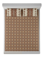 KILIM-TERRACOTTA KING BED SHEET SET