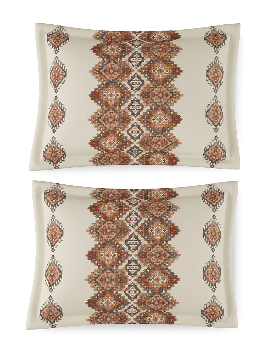 KILIM-TERRACOTTA KING BED SHEET SET