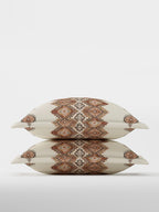KILIM-TERRACOTTA KING BED SHEET SET