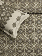 KILIM-COCOA ASH KING BED SHEET SET