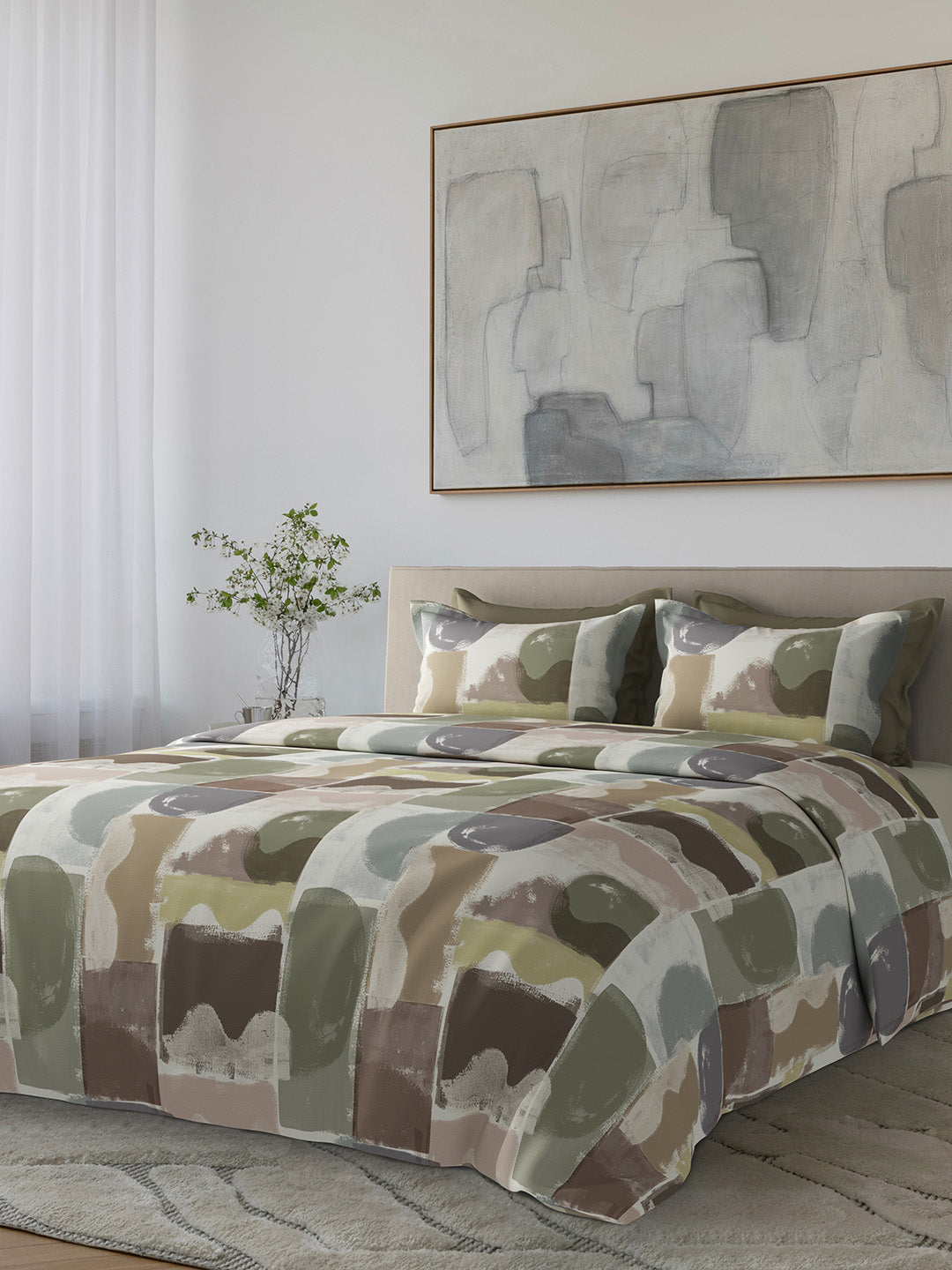 QUANTIS-FOREST KING BED SHEET SET