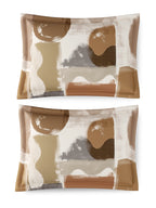 QUANTIS-BRICK DUST KING BED SHEET SET