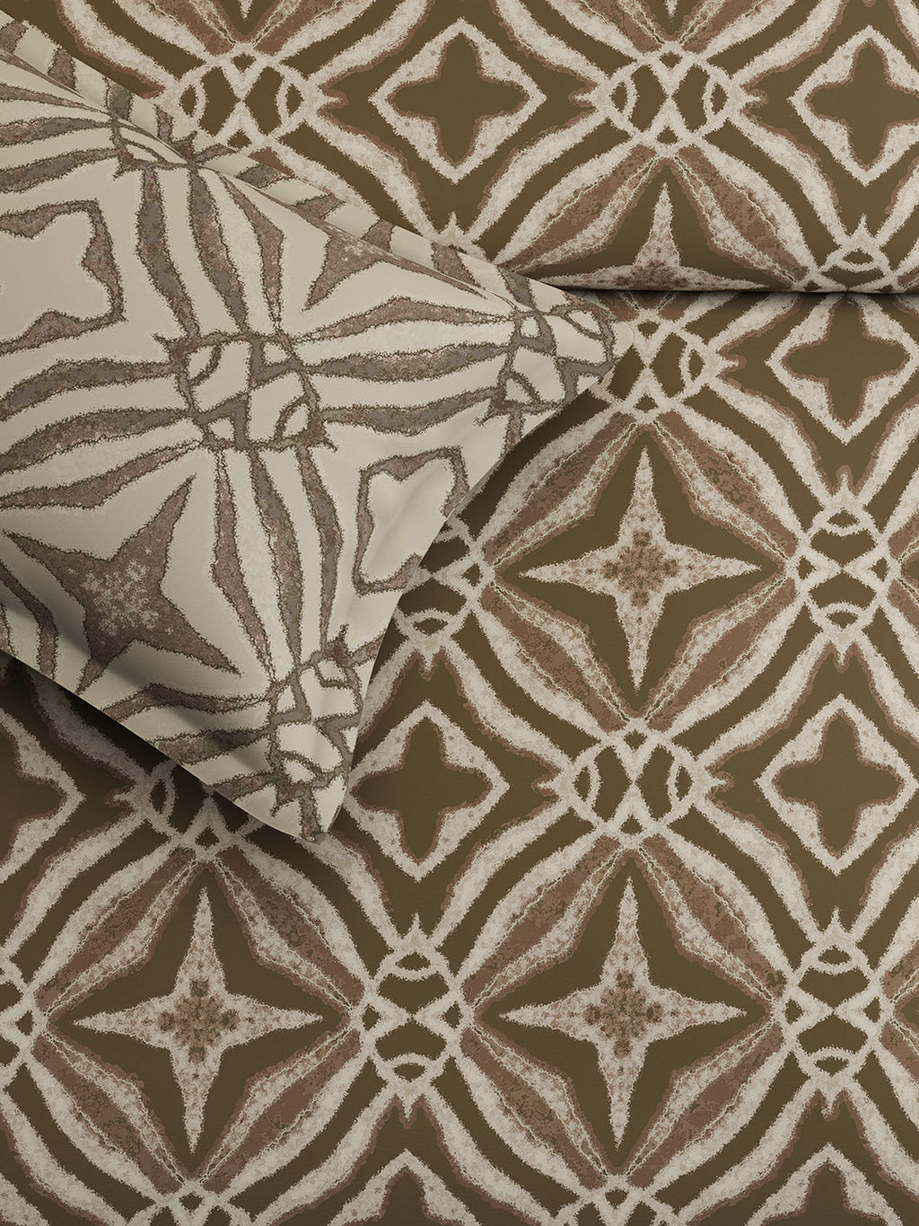 INLAY-WOODSMOKE KING BED SHEET SET