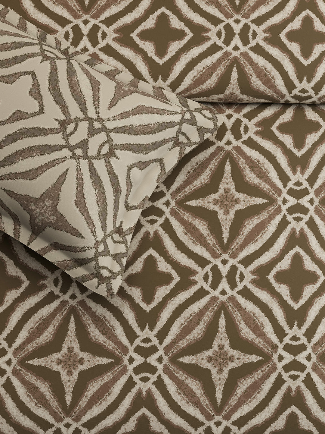 INLAY-WOODSMOKE KING BED SHEET SET