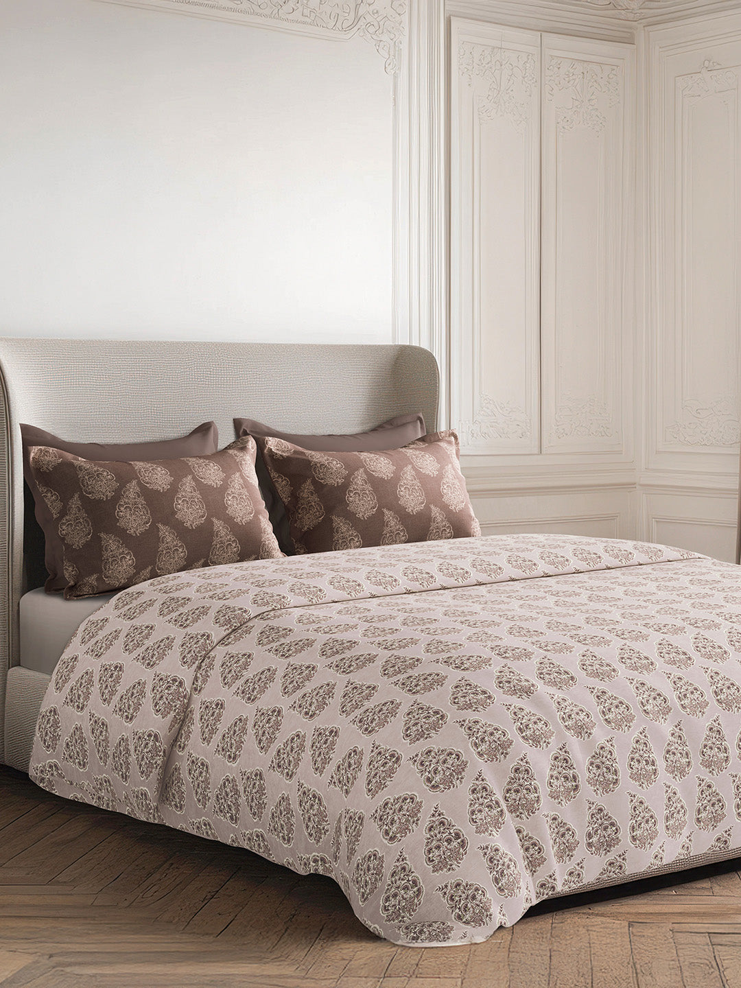 CARRERA-ROSE TAN KING BED SHEET SET