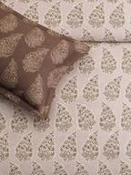 CARRERA-ROSE TAN KING BED SHEET SET