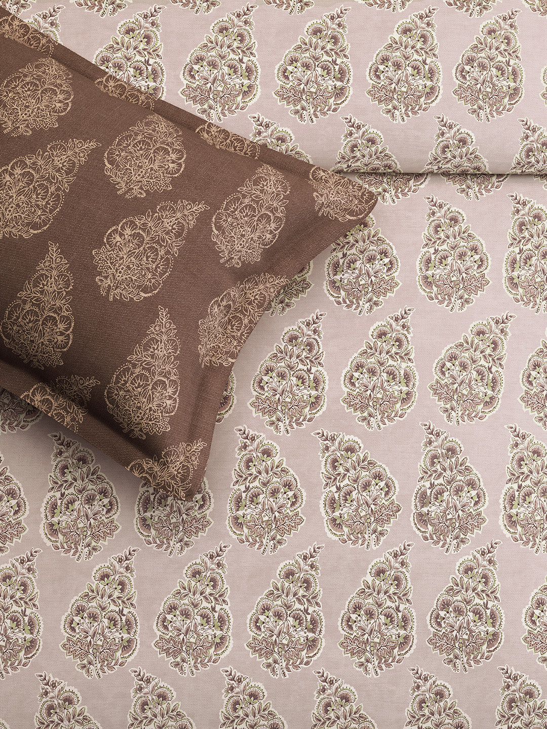 CARRERA-ROSE TAN KING BED SHEET SET