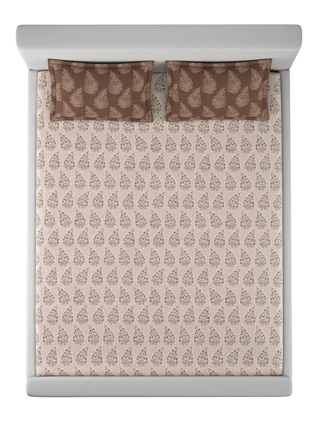 CARRERA-ROSE TAN KING BED SHEET SET
