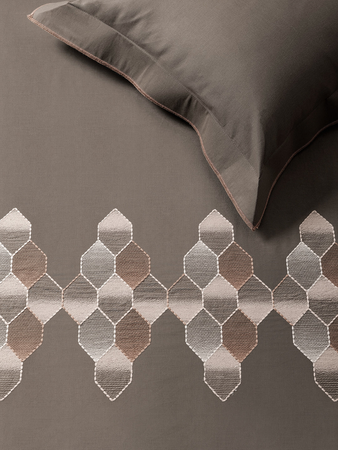 RABAT-DARK TRUFFLE KING BED SHEET SET