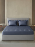 BAYWOOD-SLATE BLUE KING BED SHEET SET