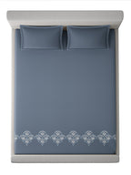BAYWOOD-SLATE BLUE KING BED SHEET SET