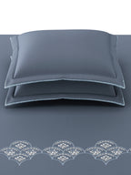 BAYWOOD-SLATE BLUE KING BED SHEET SET