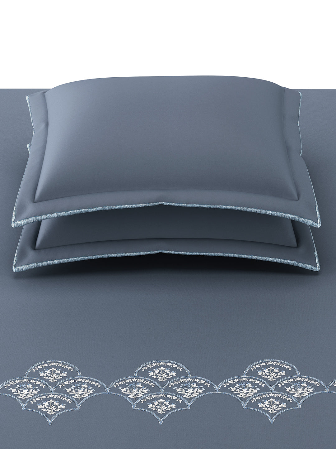 BAYWOOD-SLATE BLUE KING BED SHEET SET