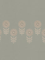 BLOSSOM-MOSS GRAY KING BED SHEET SET