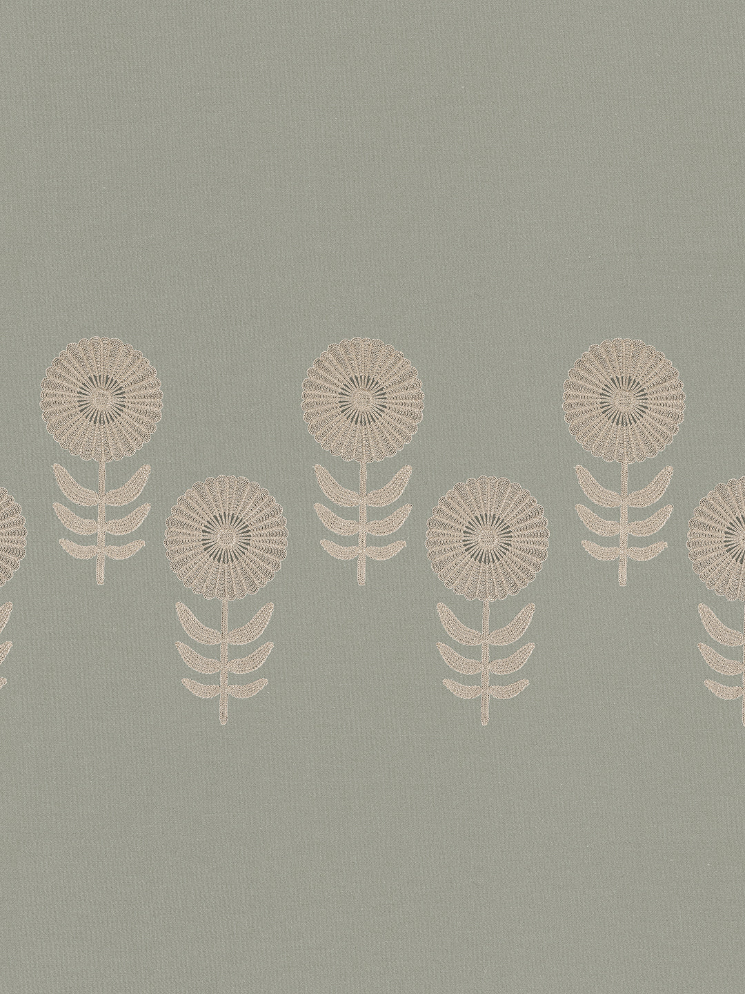 BLOSSOM-MOSS GRAY KING BED SHEET SET