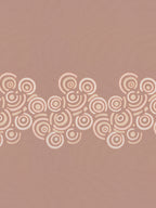 SWIRL-COPPER BROWN KING BED SHEET SET