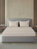ASTER-NATURAL KING BED SHEET SET