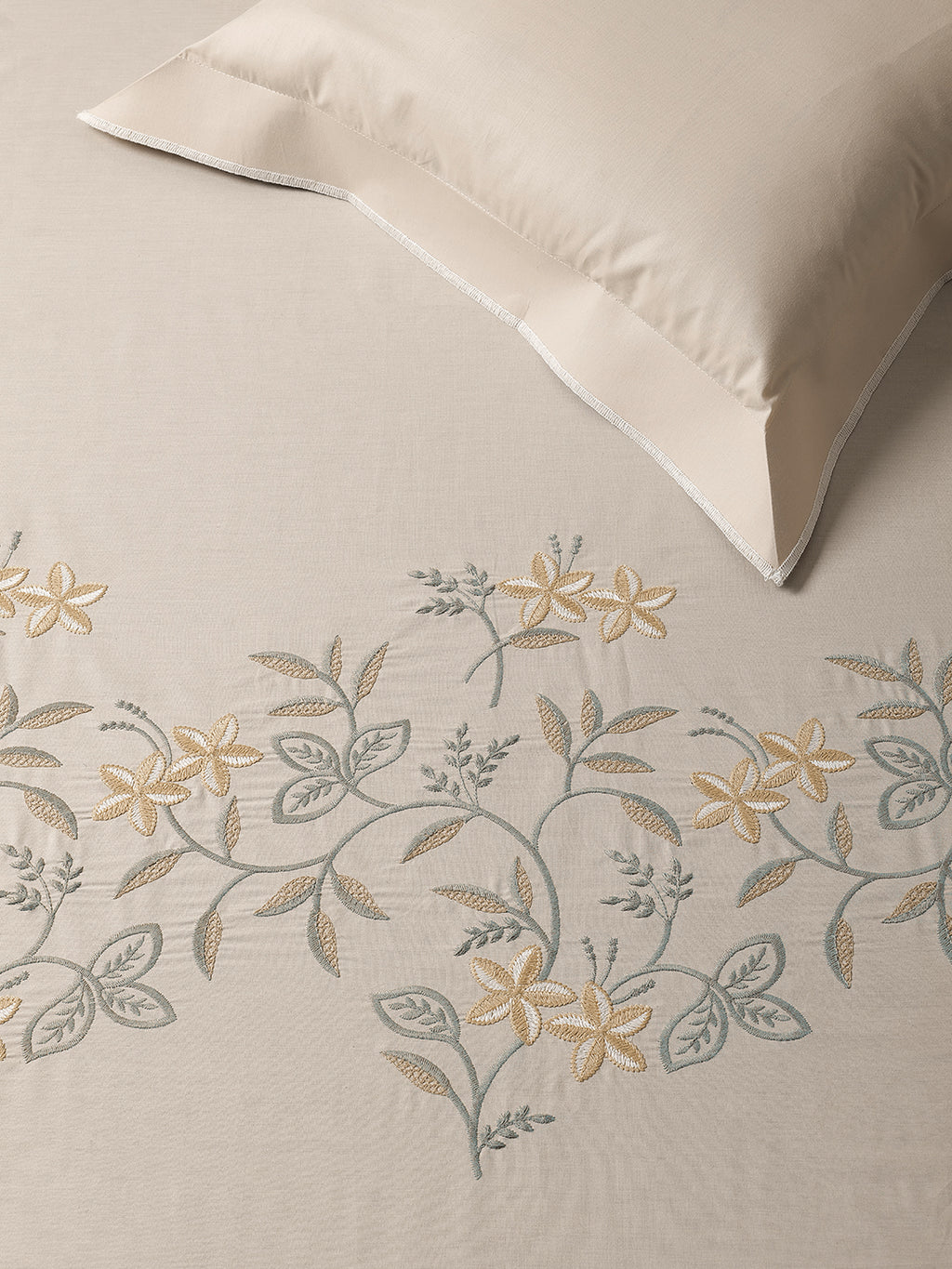 ASTER-NATURAL KING BED SHEET SET