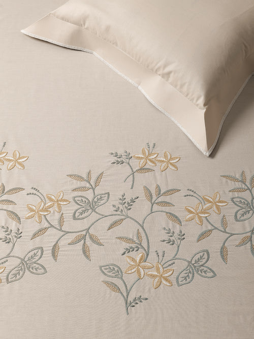 ASTER-NATURAL KING BED SHEET SET