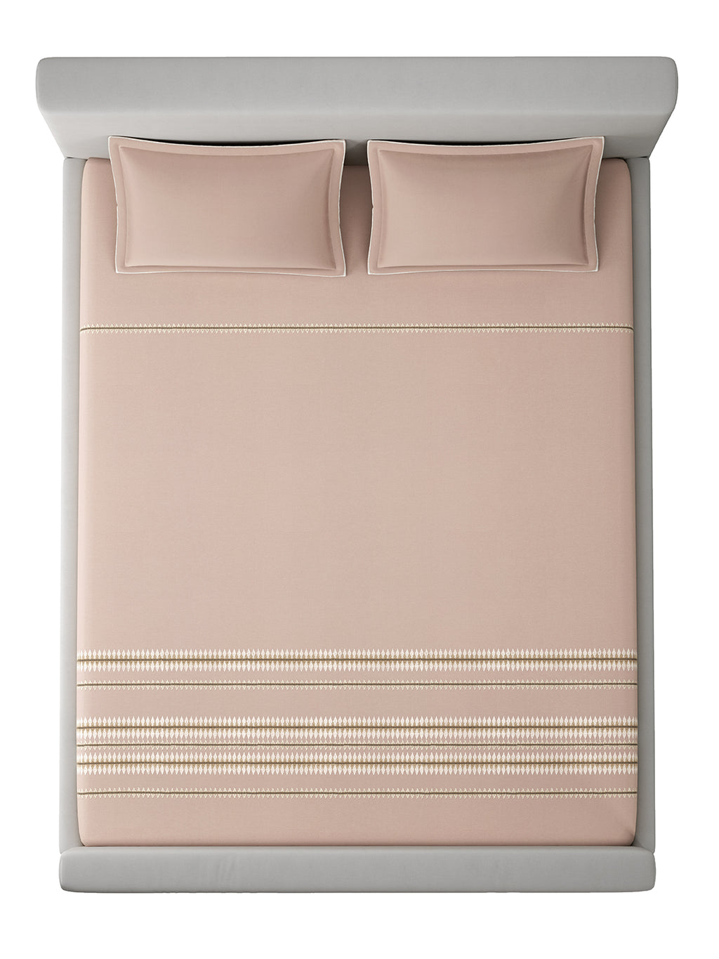 CABANA-ROSE WATER KING BED SHEET SET