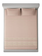 CABANA-ROSE WATER KING BED SHEET SET
