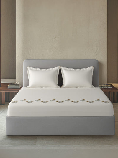 CORNFLOWER-TOFU KING BED SHEET SET