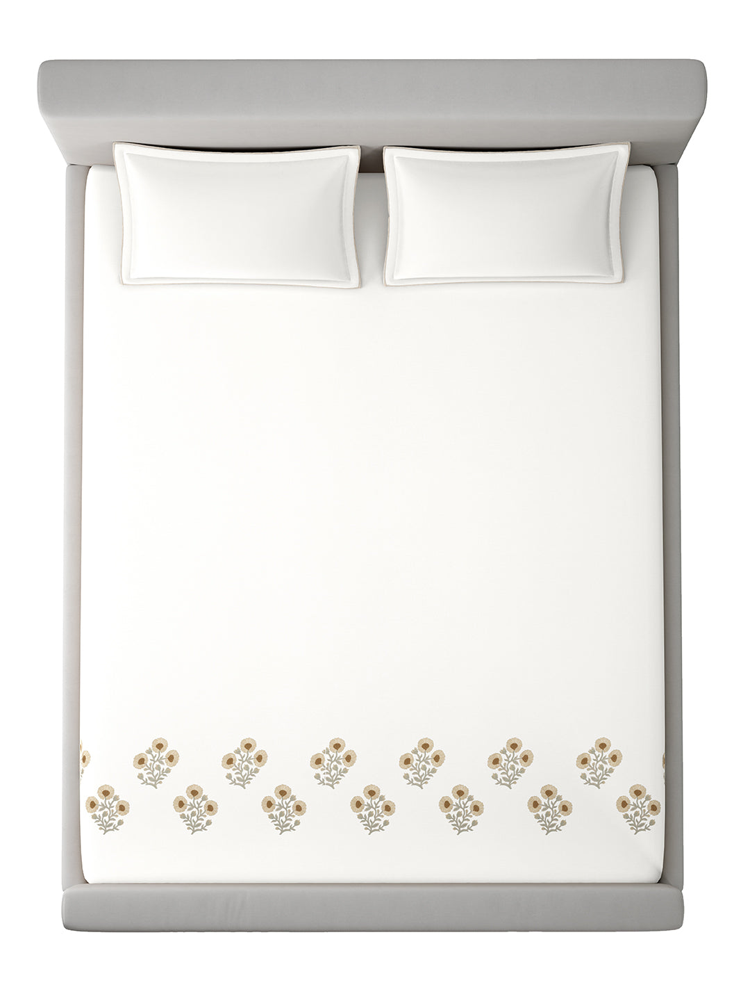 CORNFLOWER-TOFU KING BED SHEET SET