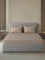 GLASGOW-ROASTED ALMOND KING BED SHEET SET