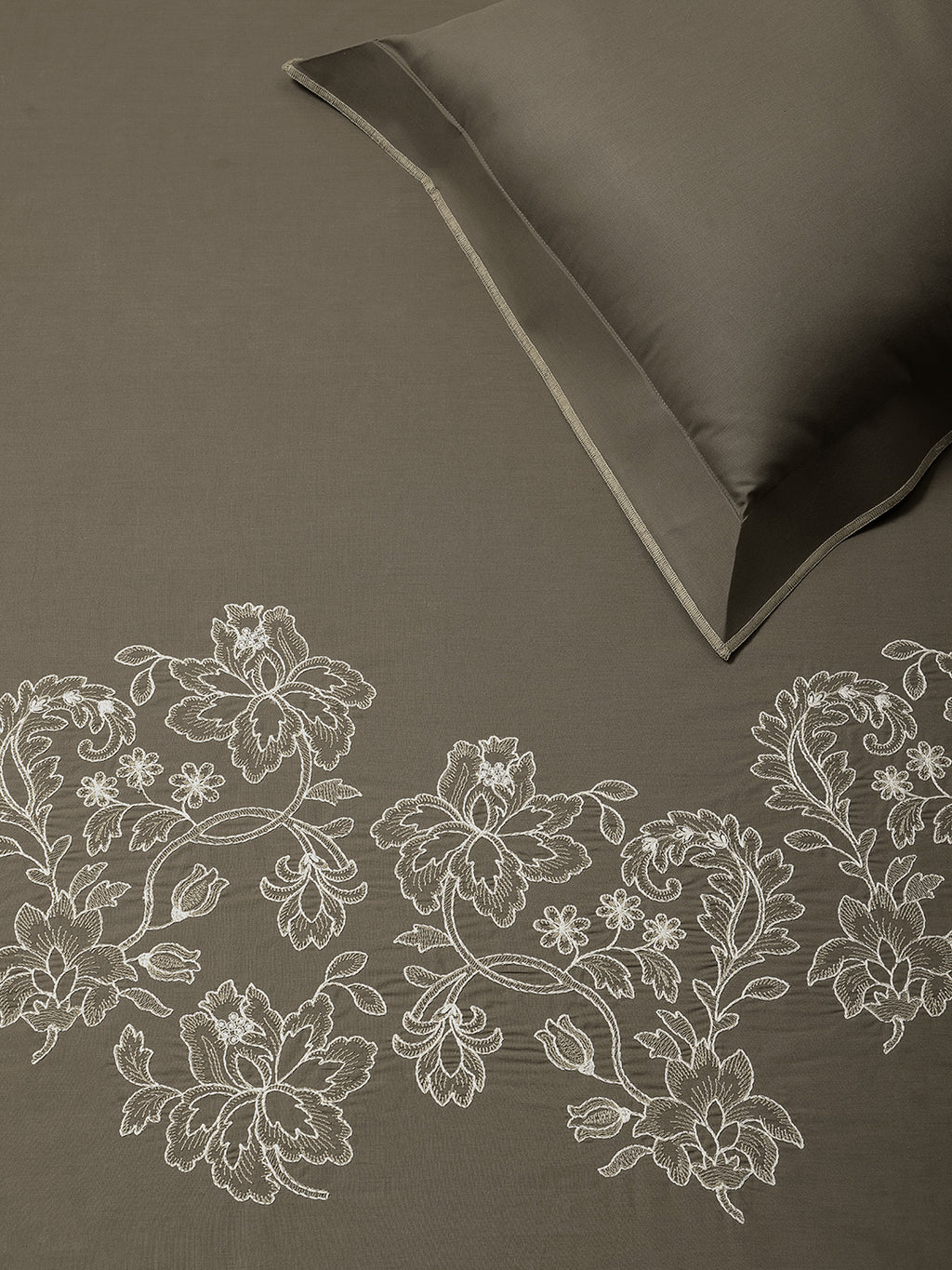 WILDFLOWER-CAPPUCCINO KING BED SHEET SET