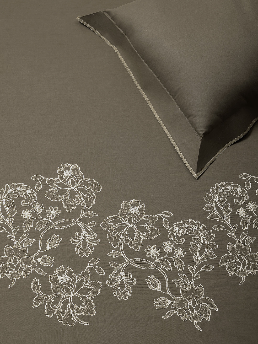 WILDFLOWER-CAPPUCCINO KING BED SHEET SET