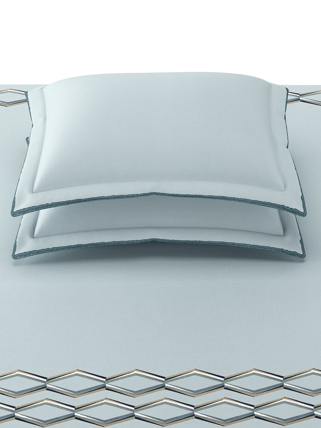 AXEL-STONE BLUE KING BED SHEET SET