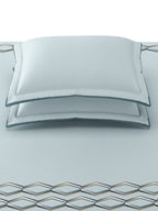 AXEL-STONE BLUE KING BED SHEET SET