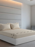 COURTYARD-WHITE SAND KING BED SHEET SET