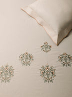 COURTYARD-WHITE SAND KING BED SHEET SET
