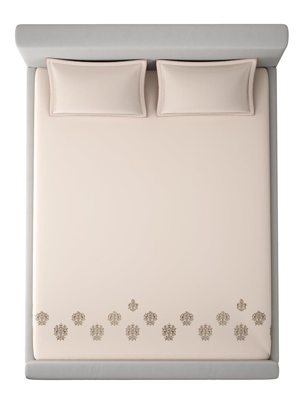 COURTYARD-WHITE SAND KING BED SHEET SET