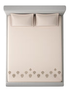 COURTYARD-WHITE SAND KING BED SHEET SET