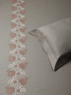 VERONICA-MOCHA MERINGUE KING BED SHEET SET