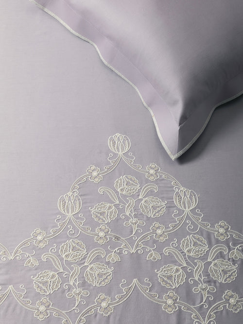 BAROQUE-LAVENDER KING BED SHEET SET